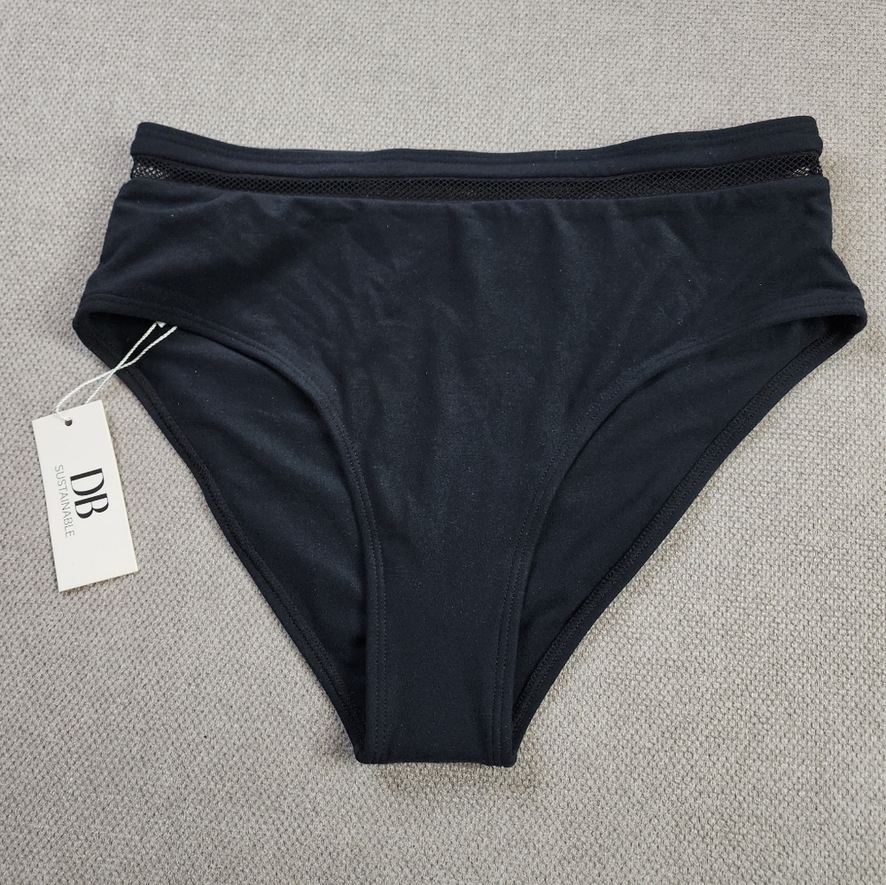 NWT Dream Bandits Australia Sustainable Black Marley Bikini Set Size Small